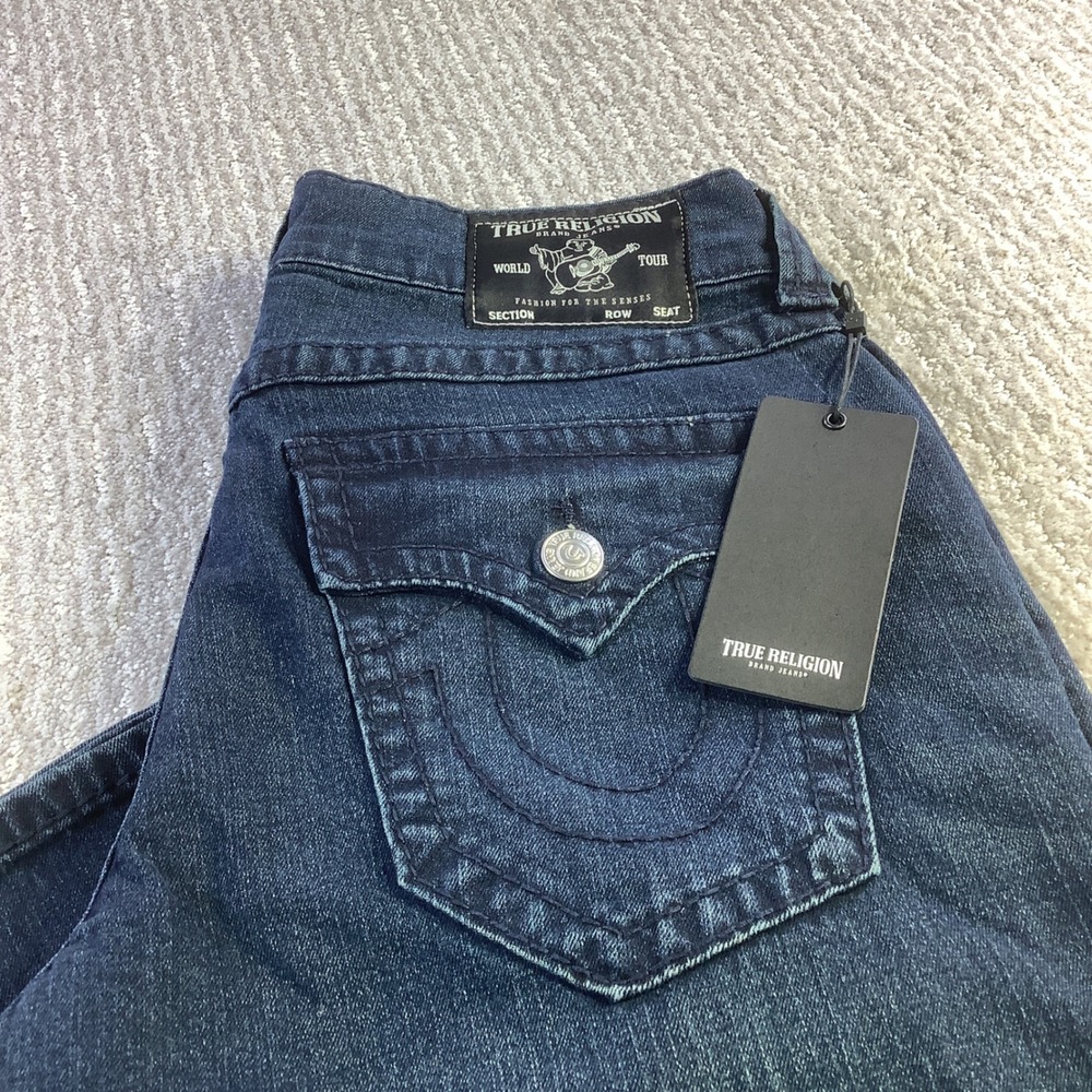 True Religion Geno‎ Flap Big T Relaxed Slim Jeans Mens 30 x 32 (Actual 30 x 31)